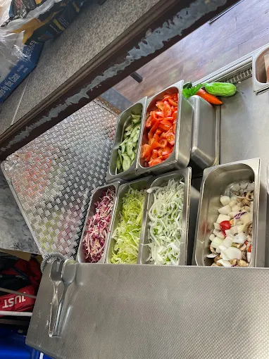 Vibrant salad toppings on display